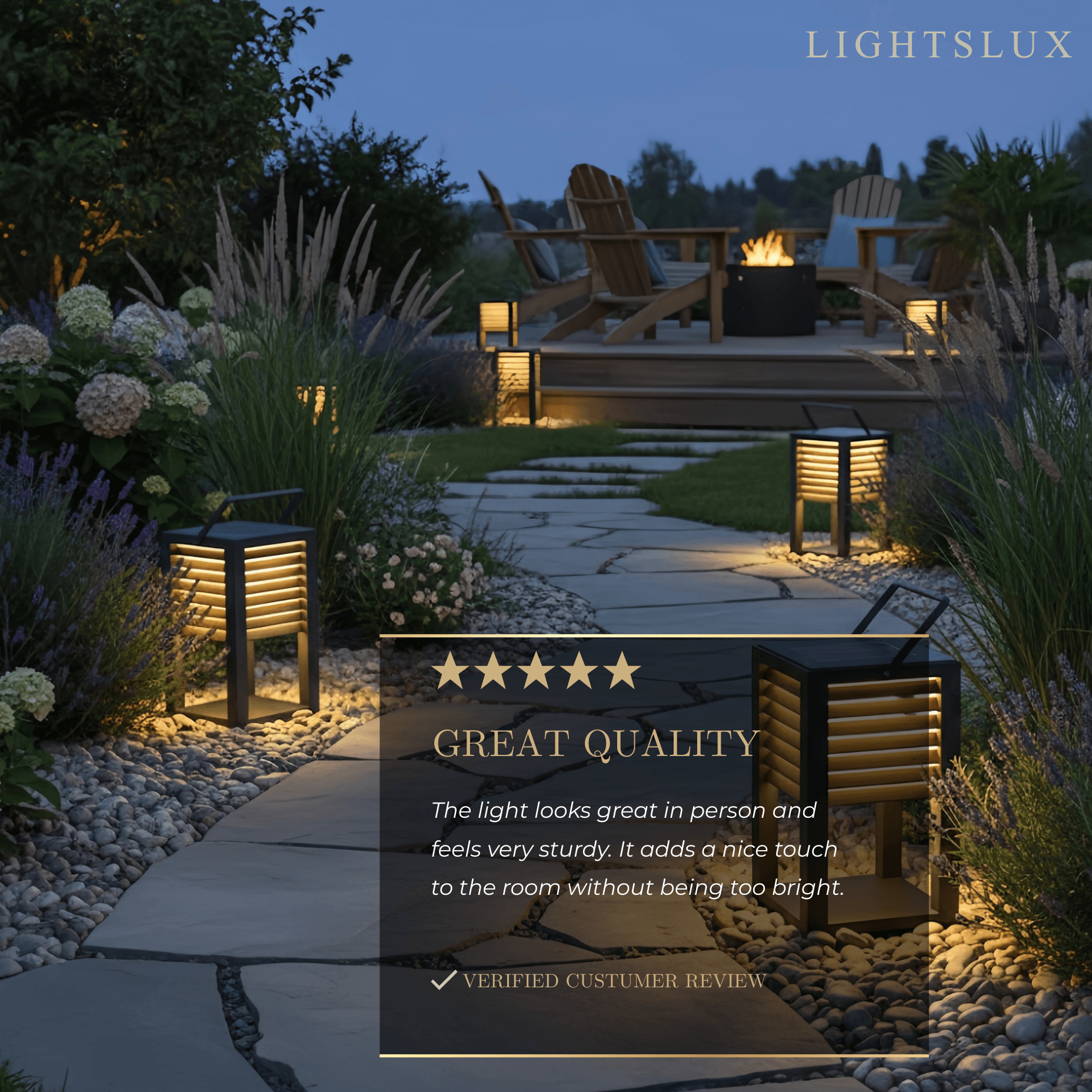 Irondale Modern Solar Outdoor Floor Lamp – Rectangular Black Lantern Light Garden/Patio