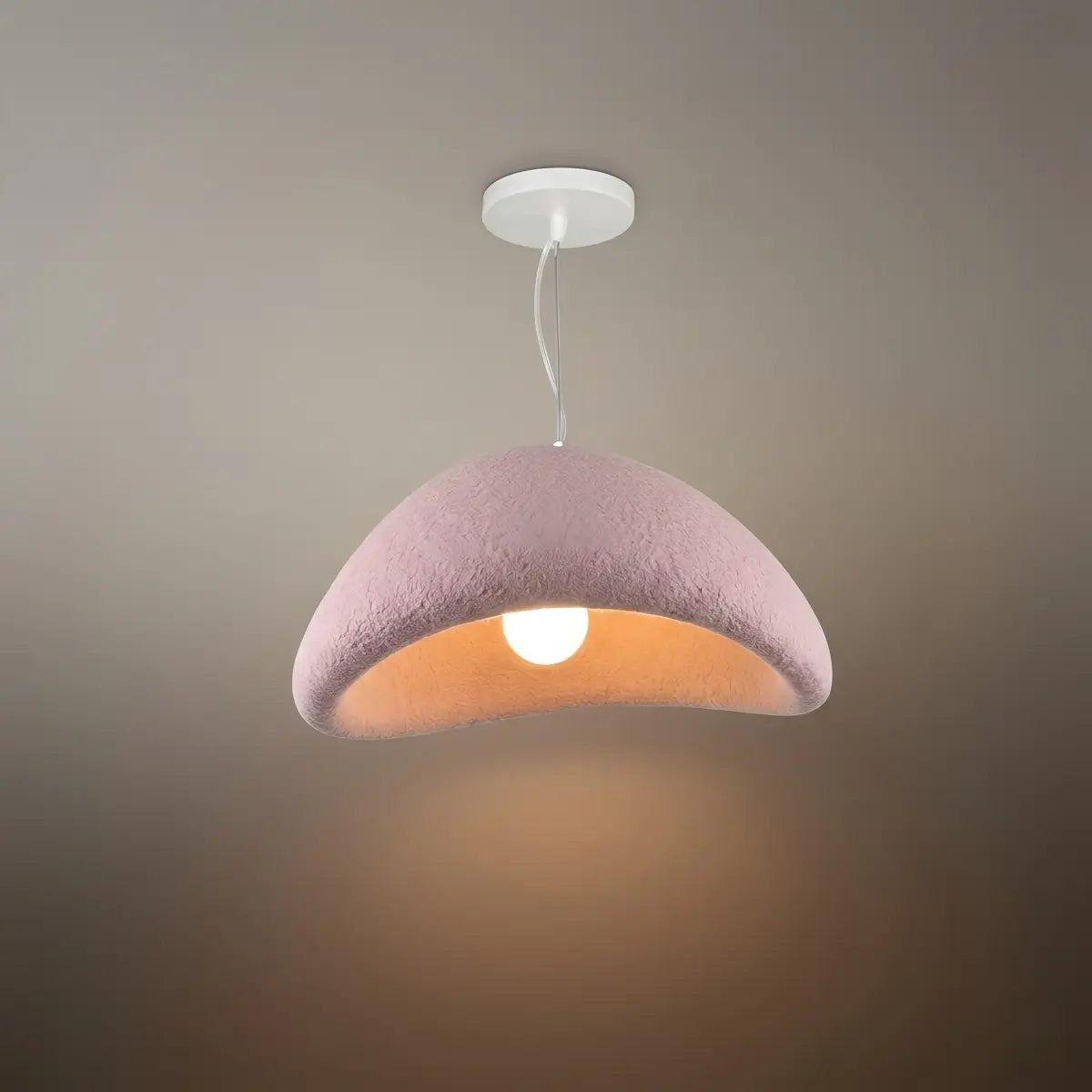Art Deco Pink Pendant Light
