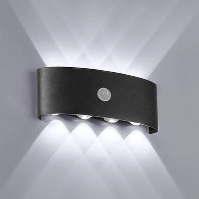 Arcato Modern Outdoor Wall Lamp - Black