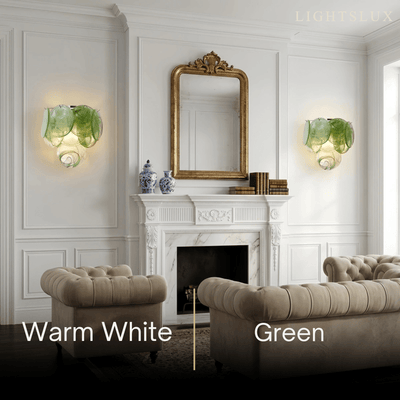 Vetro_Art_Deco_Glass_Wall_Lamp_--_Iron_Body__Green__Finish_for_Living_Room