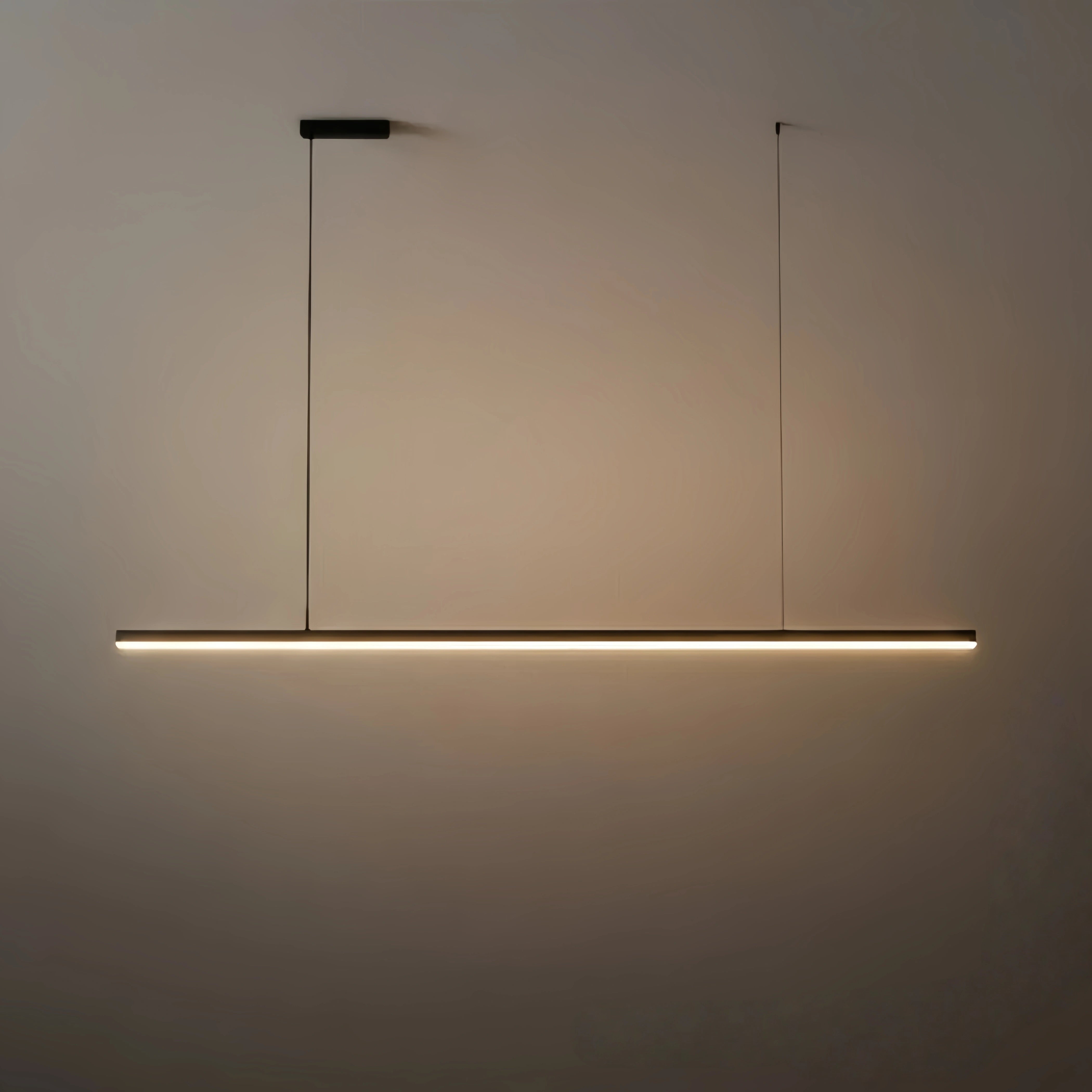 Arcato Modern LED Pendant Light – White/Black Metal/Glass for Dining Room