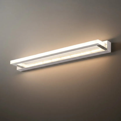 Arcato Modern Waterproof Vanity Light for Bathroom – White Acrylic & Metal Fixture