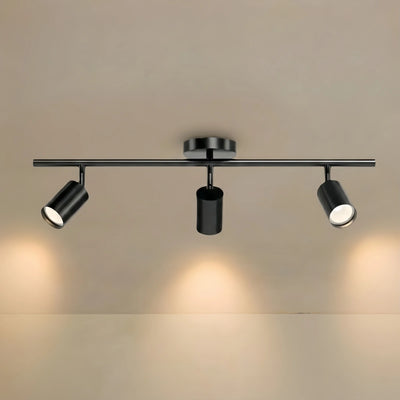 Arcato Minimalist Linear Track Light – Brushed Gold/Matte Black for Living/Study Room