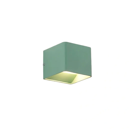 Morandia Modern Square Metal Wall Lamp - 6 Colors