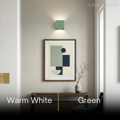 Morandia Modern Square Metal Wall Lamp - 6 Colors