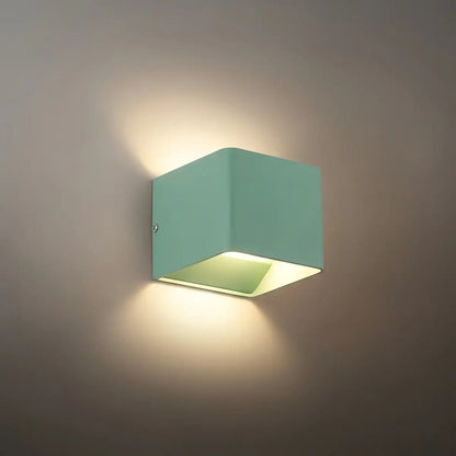 Morandia Modern Square Metal Wall Lamp - 6 Colors