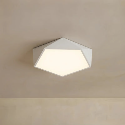 Arcato Classical Black Polygonal Ceiling Light – Metal Fixture for Bedroom