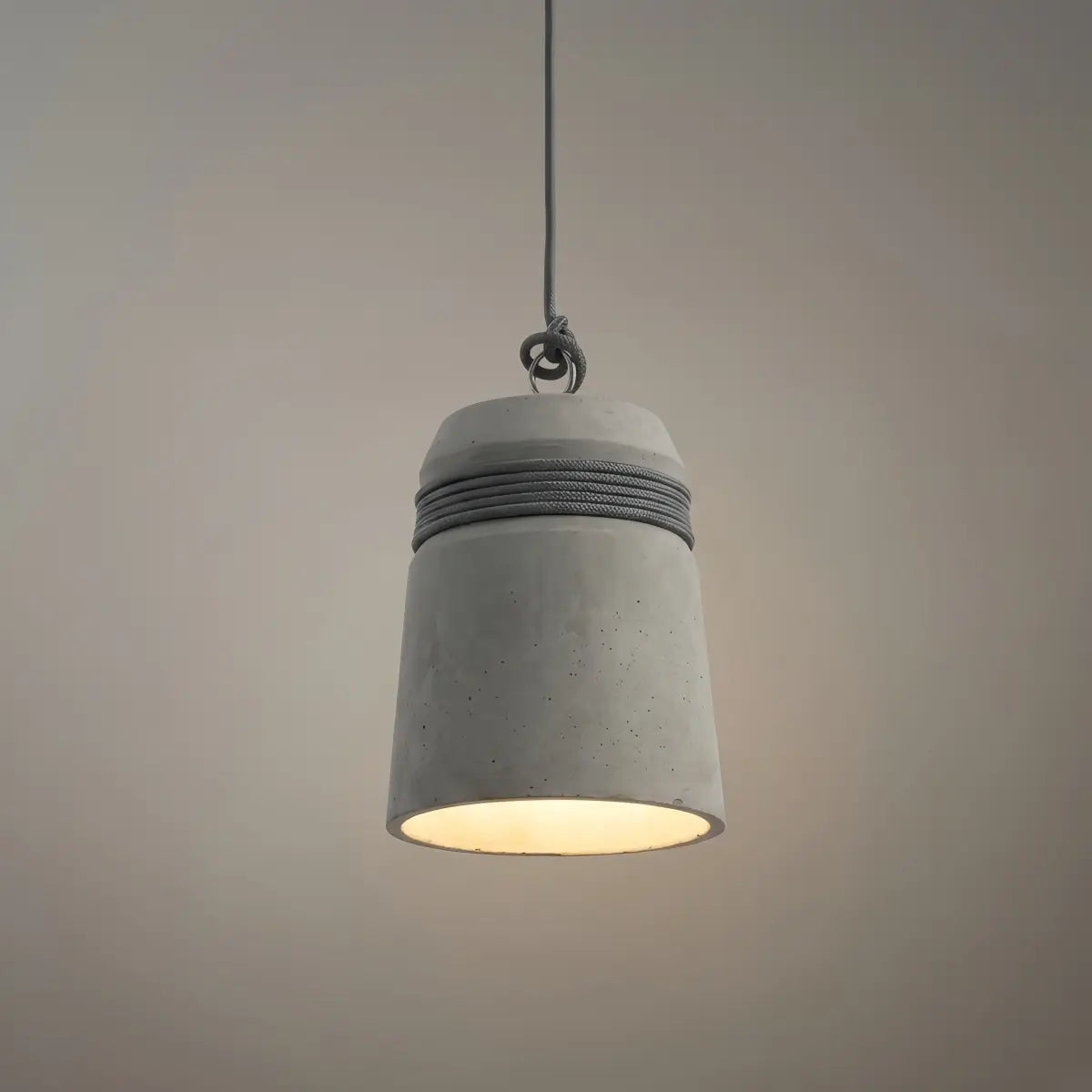 Irondale Industrial Grey Cement Pendant Light