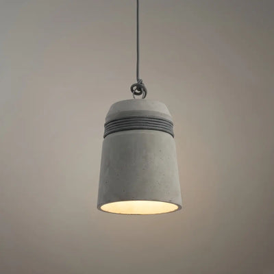 Irondale Industrial Grey Cement Pendant Light