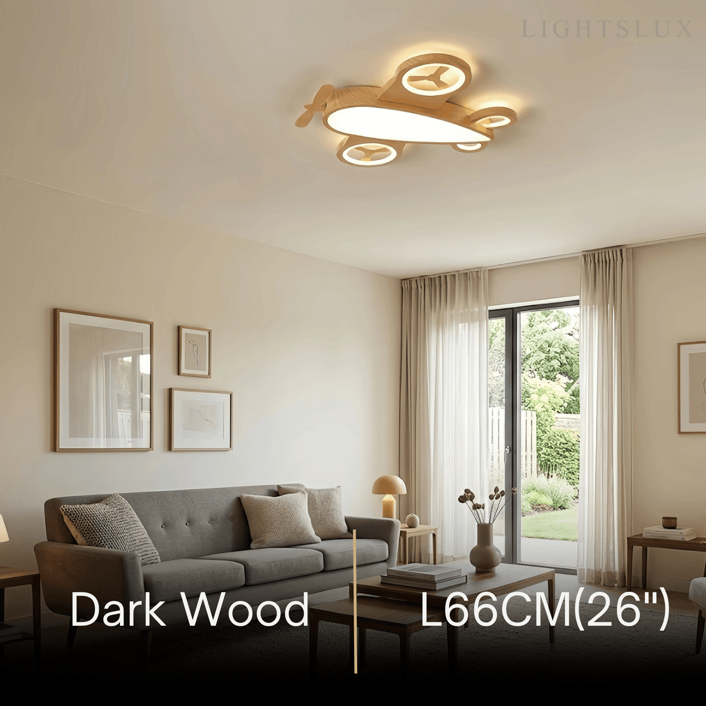 Vivara Designer Wood Ceiling Light