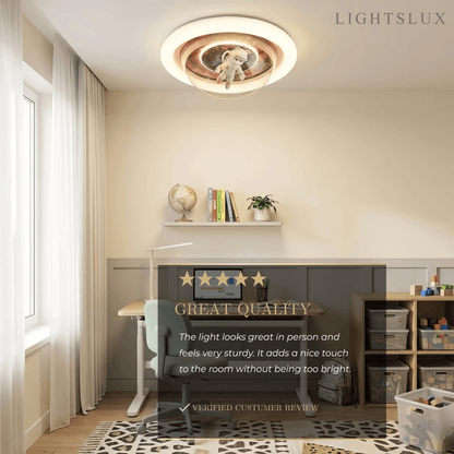Vivara Modern Metal/Acrylic Ceiling Light - Blue