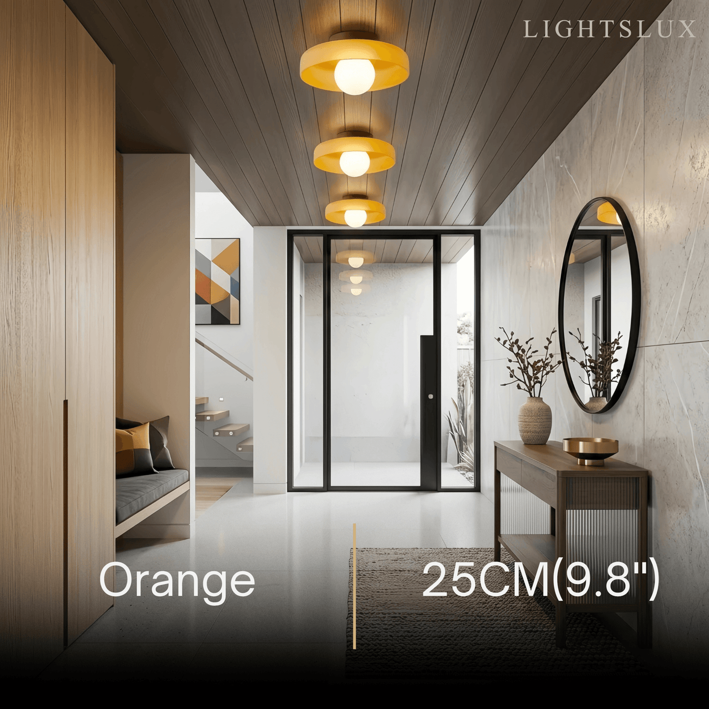 Modern_Round_Ceiling_Light_Orange