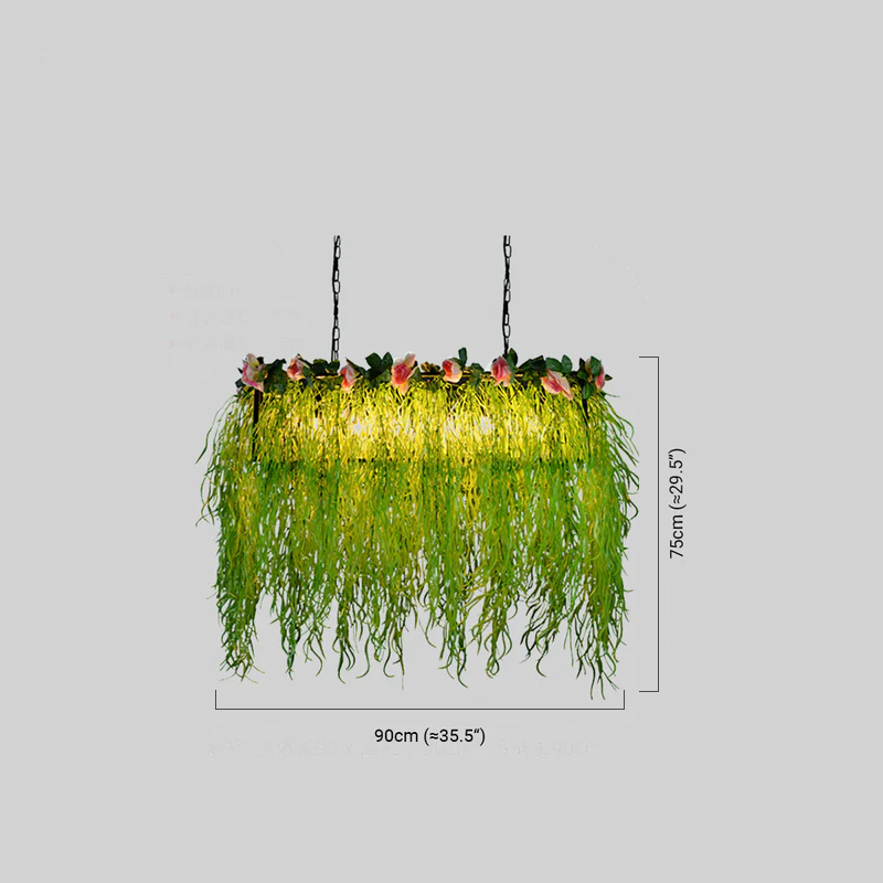 Botanica Decorative Metal Pendant Light
