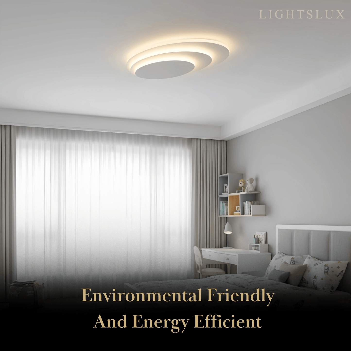 Crema Modern Nordic Round Flush Mount Ceiling Light – White Fixture