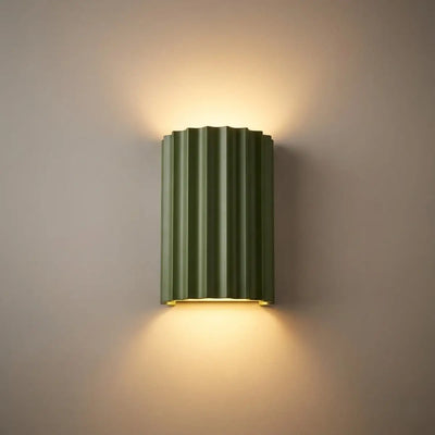 Arcato Modern Resin Wall Light – Green/Grey/Orange for Living Room/Bedroom