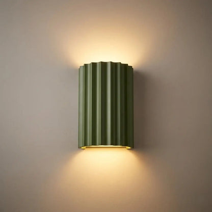 Arcato Modern Resin Wall Light – Green/Grey/Orange for Living Room/Bedroom