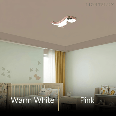 Vivara Modern Dimmable Ceiling Light - Cute Dragon Design for Children's Room