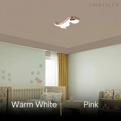 Vivara Modern Dimmable Ceiling Light - Cute Dragon Design for Children's Room