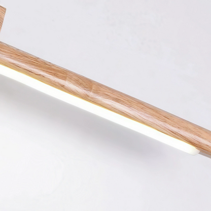 Arcato Minimalist Wood & Acrylic Wall Lamp
