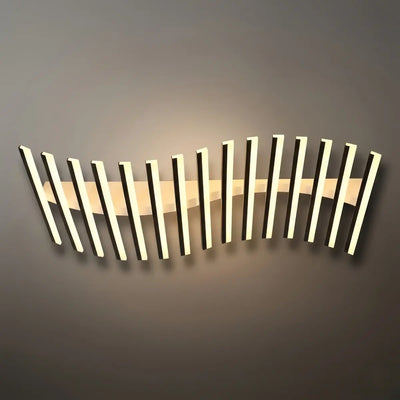 Arcato Minimalist Linear Flush Mount Light - Metal Ceiling Light for Living Room