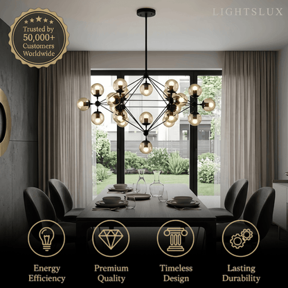 Modern Bubble Cluster Chandelier