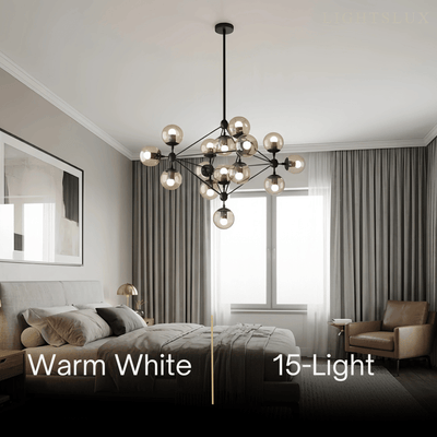 Modern Bubble Cluster Chandelier
