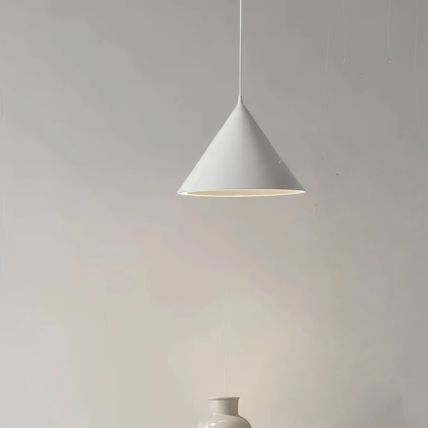 Morandia Morandi Conical Pendant Light – Metal & Acrylic for Dining Room