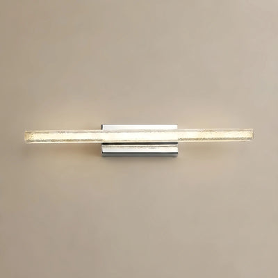 Arcato Modern Silver Vanity Light — Metal/Acrylic Rectangle for Bathroom/Living Room