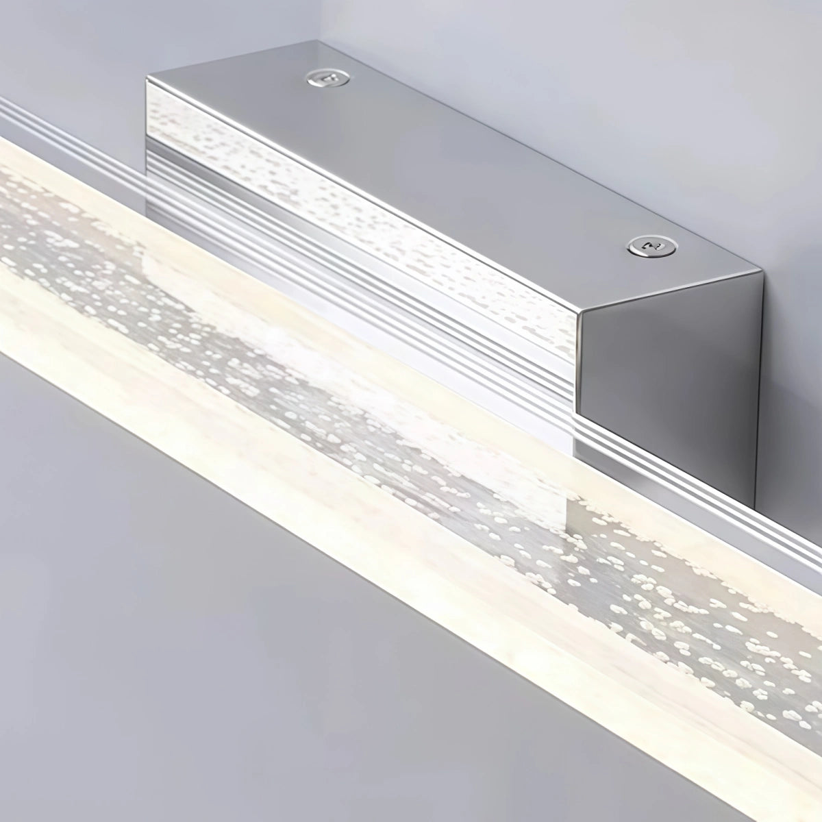 Arcato Modern Silver Vanity Light 