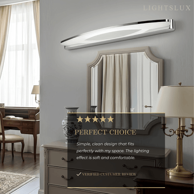 Modern Elliptical Vanity Light 