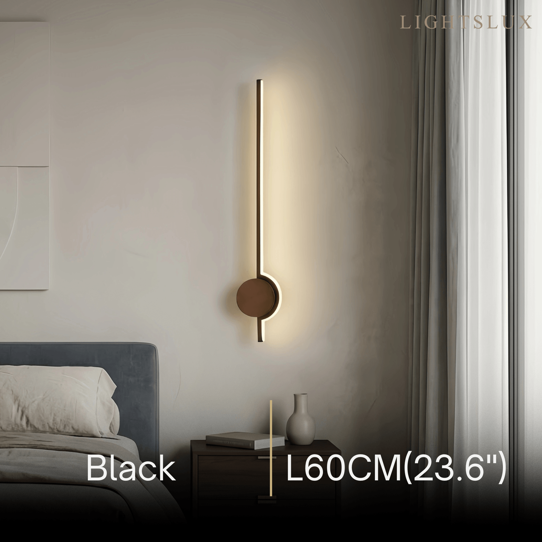 Arcato Nordic Wood & Acrylic Wall Lamp - White/Gold/Black for Dining Room