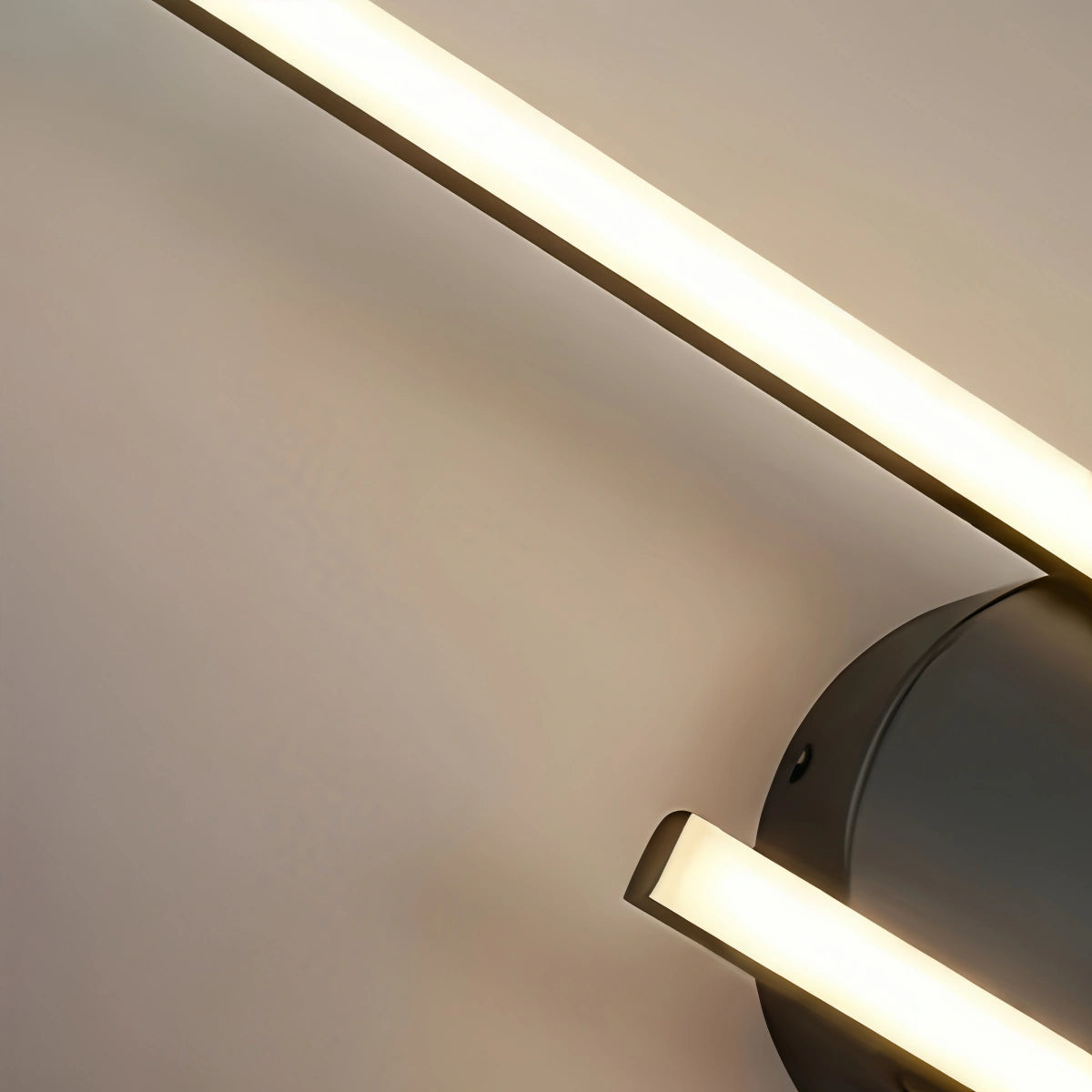 Arcato Modern Black/Silver Double Linear Wall Light
