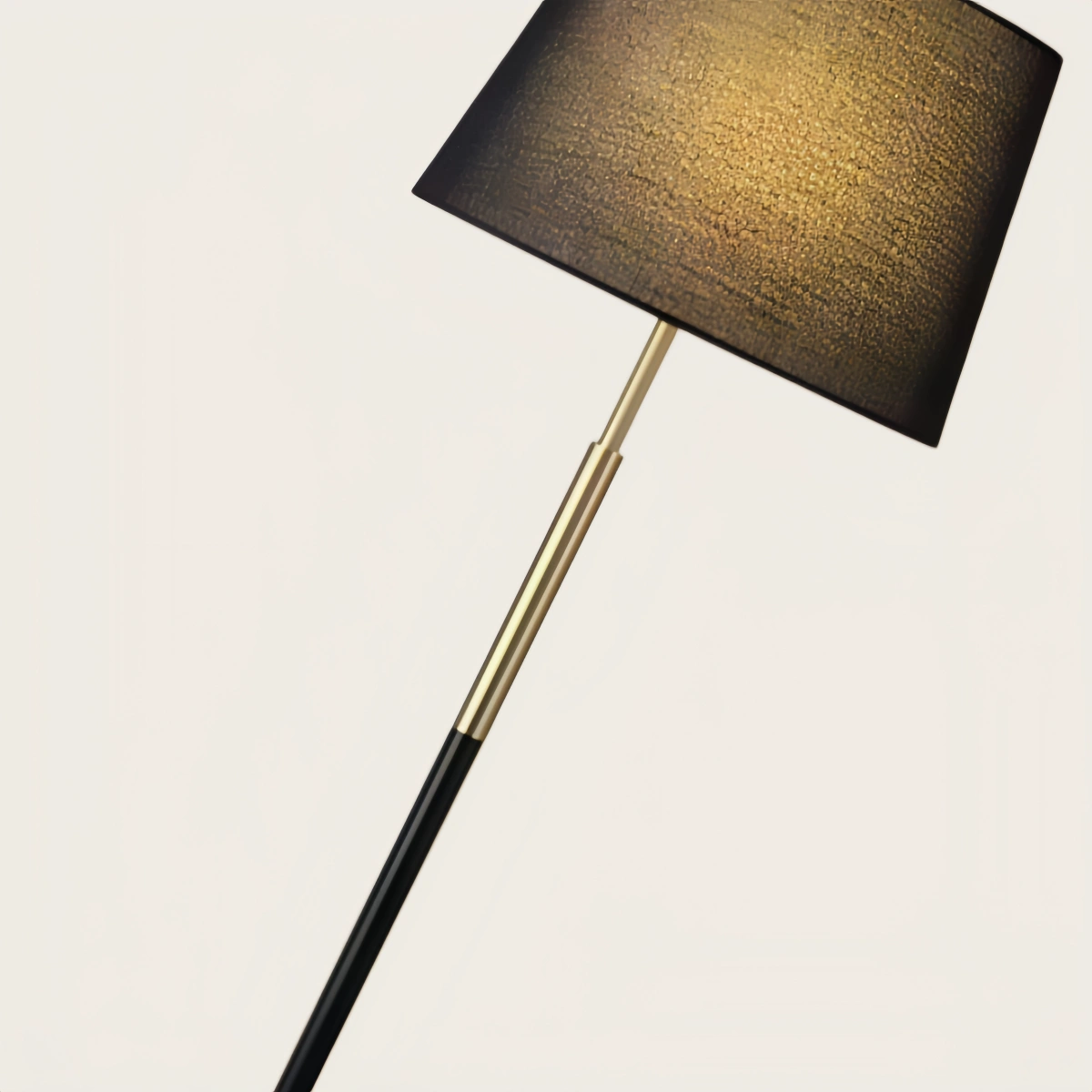 Zenno Modern Cylinder Fabric Floor Lamp