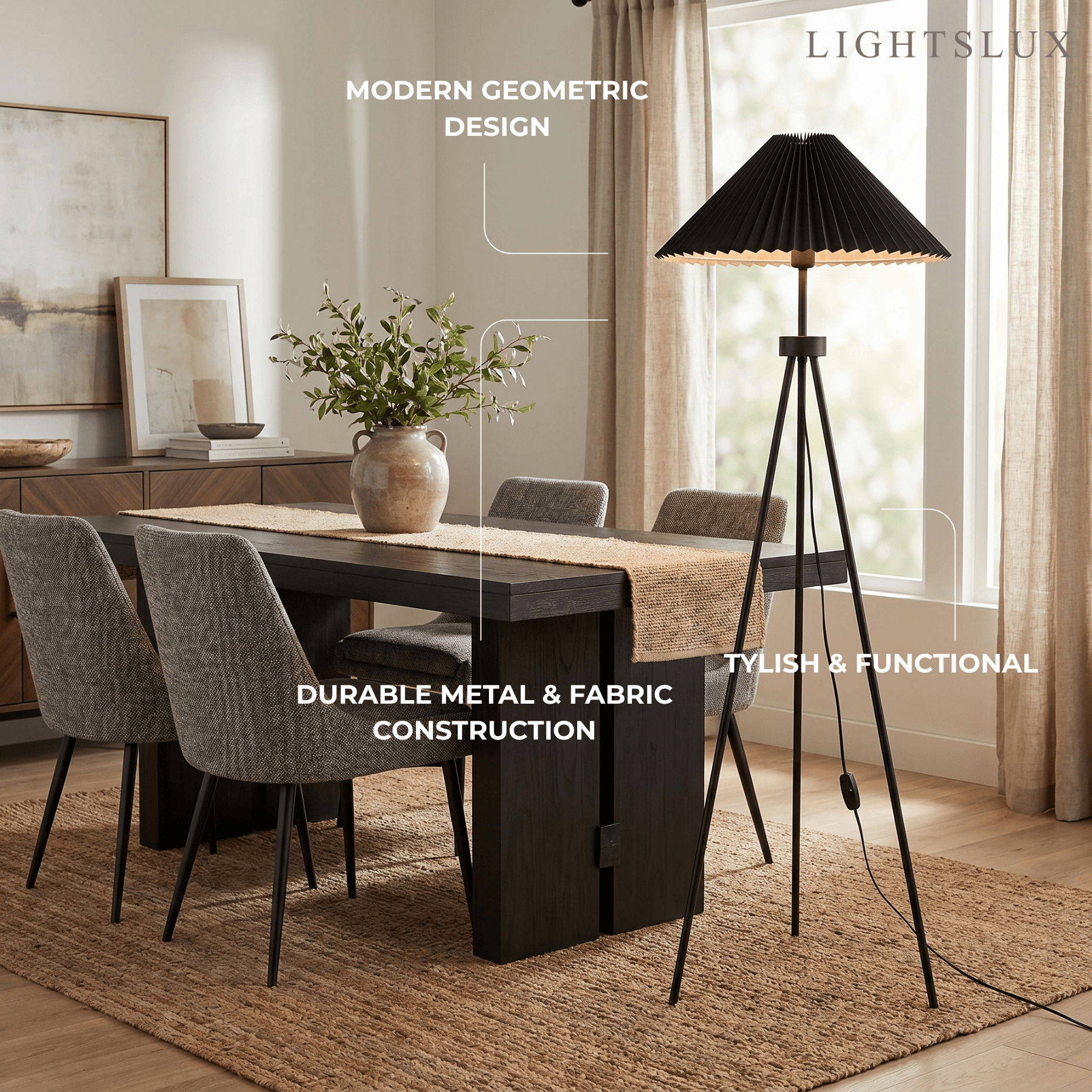 Irondale Modern Floor Lamp