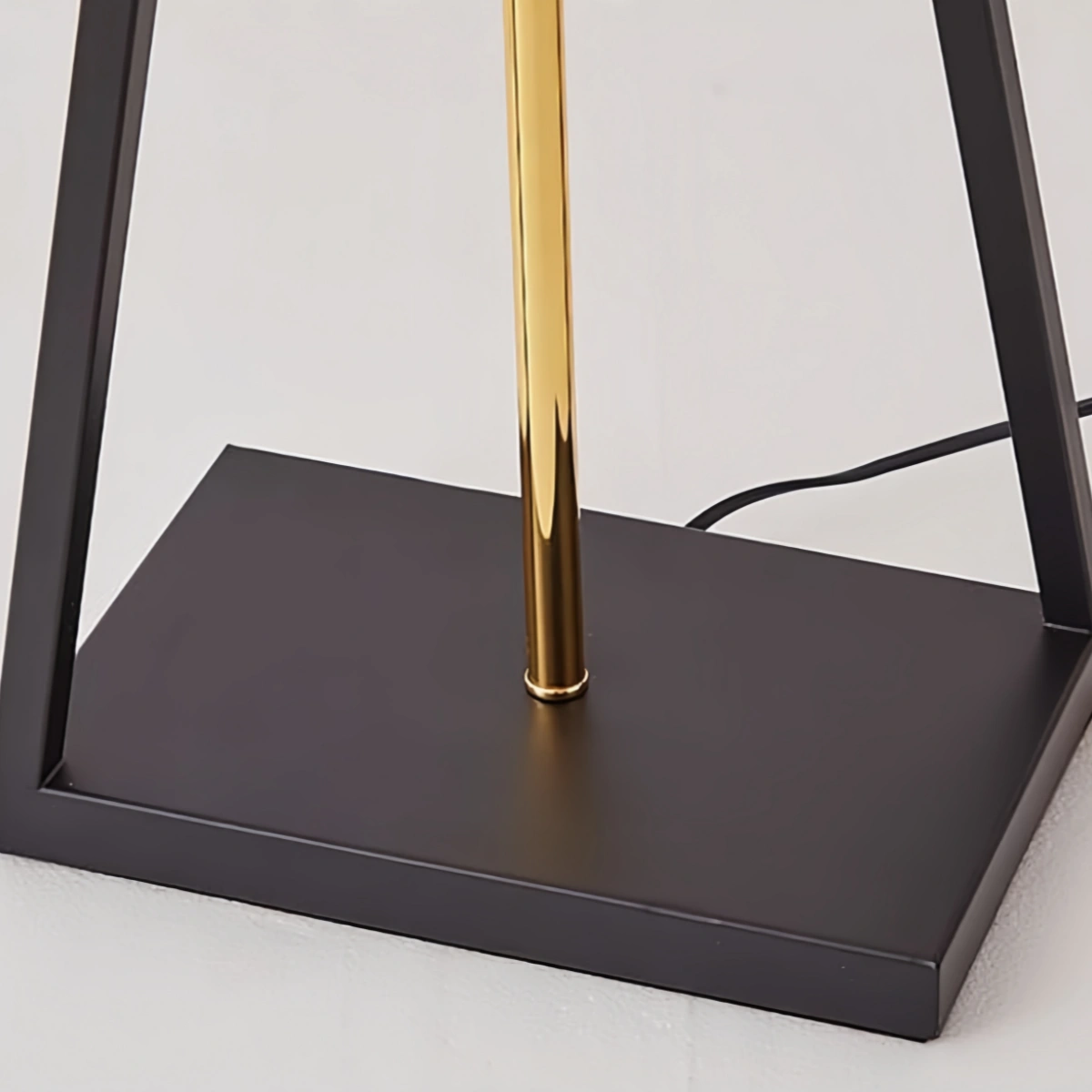 Modern Floor Lamp with Cylindrical Fabric Shade
