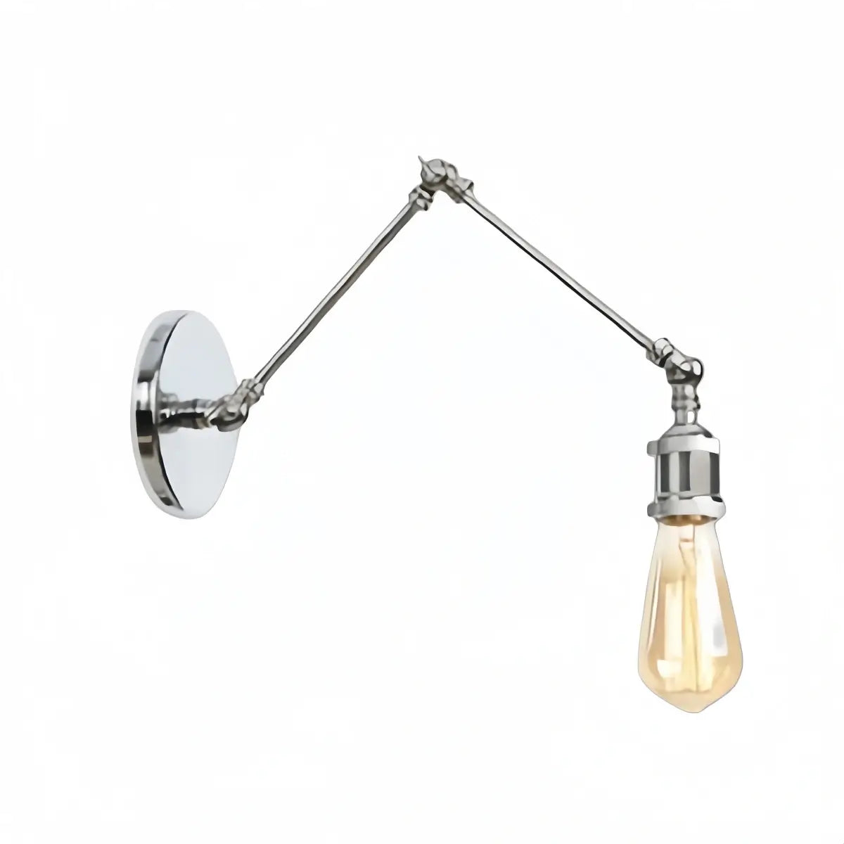 Vintage Minimalist Wall Lamp – Adjustable Tapered Metal