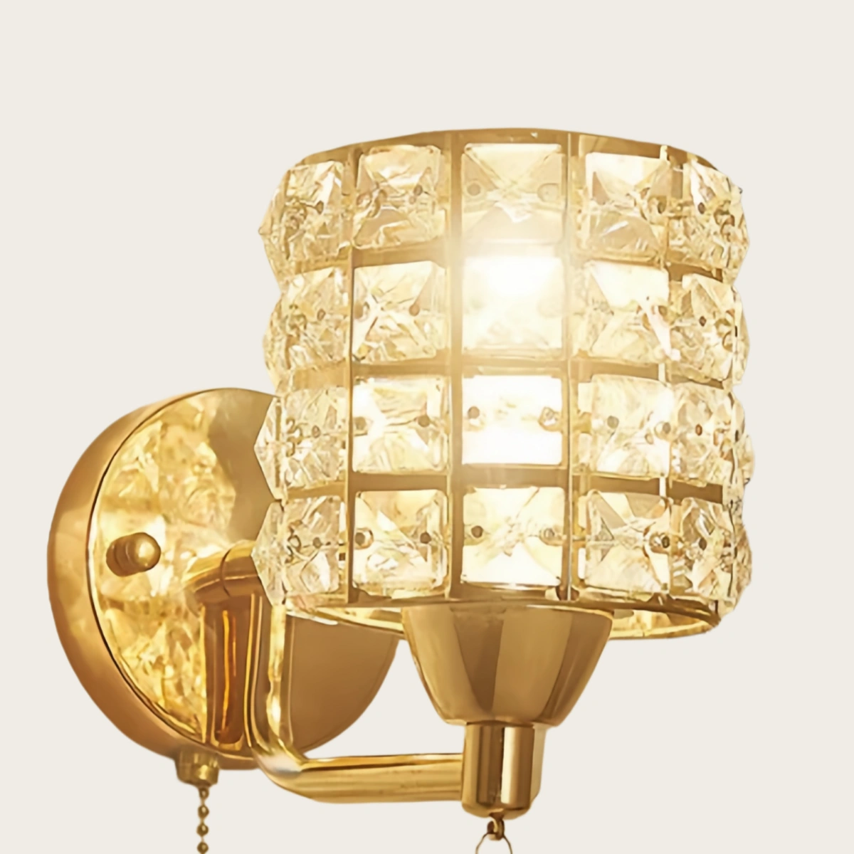 Excelis Modern Crystal Wall Lamp
