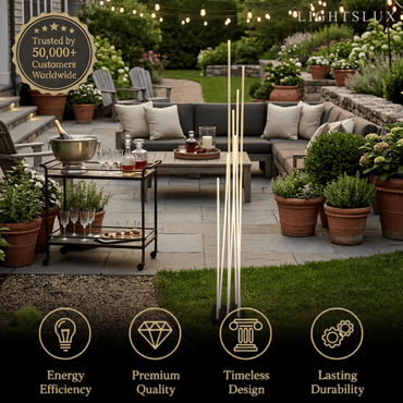 Arcato Art Deco Optical Fiber LED Path Light