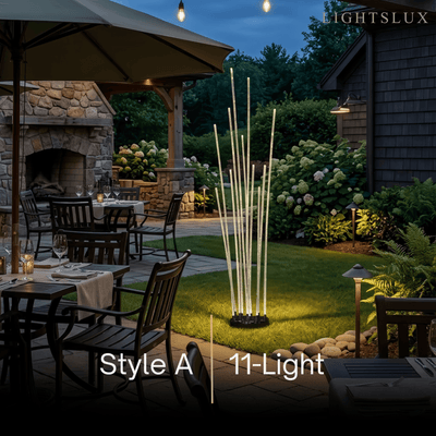 Arcato Art Deco Optical Fiber LED Path Light