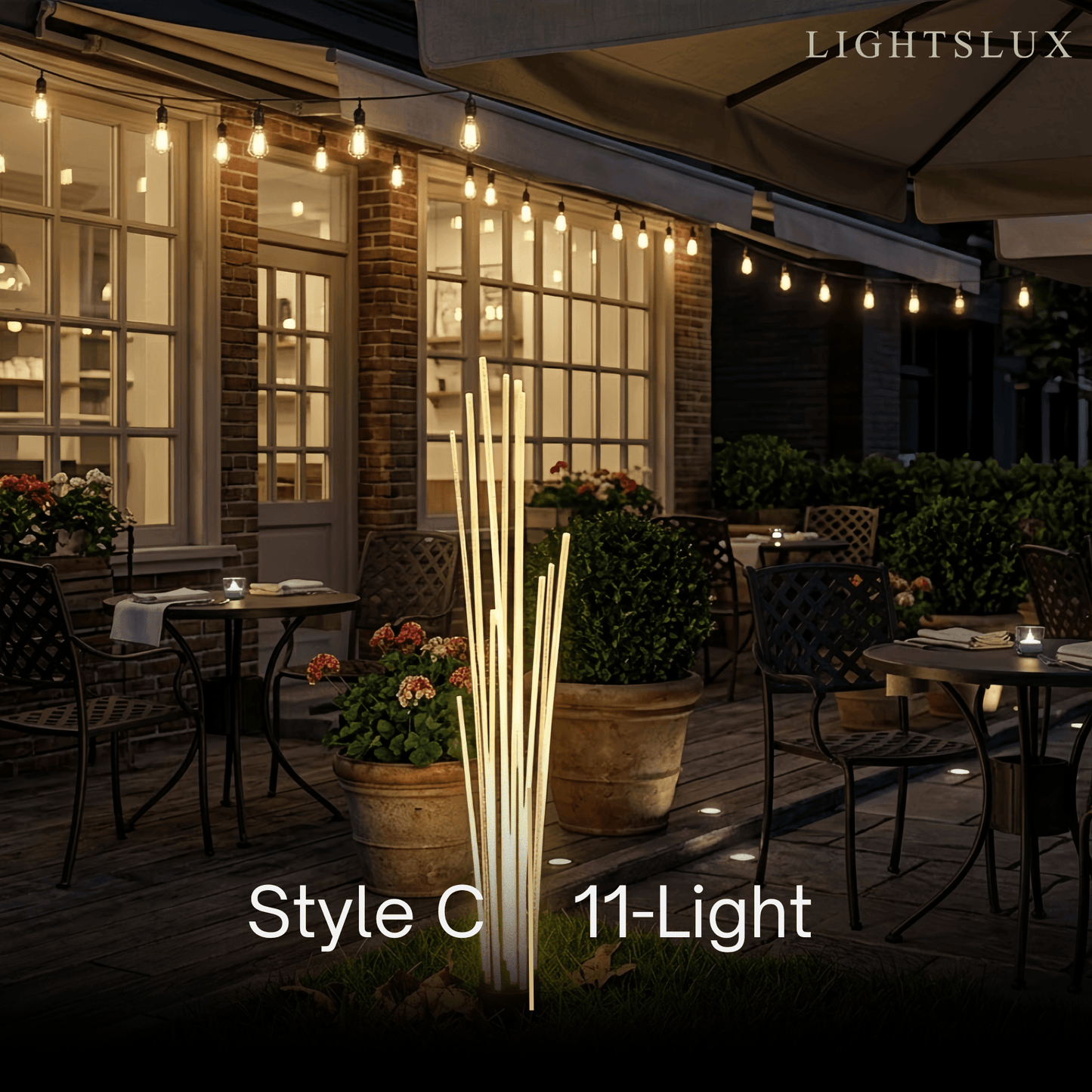 Arcato Art Deco Optical Fiber LED Path Light