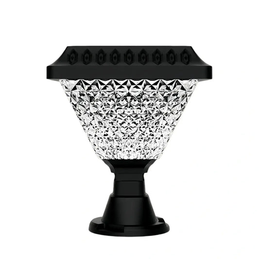 Lunara Art Deco Solar Outdoor Pillar Lights 
