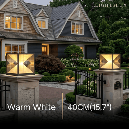 Modern Metal Outdoor Floor Lamp