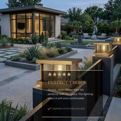 Arcato Modern Square Pillar Light 