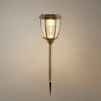 Irondale Industrial Outdoor Pathway Lights - Black Metal Irregular Design for Garden