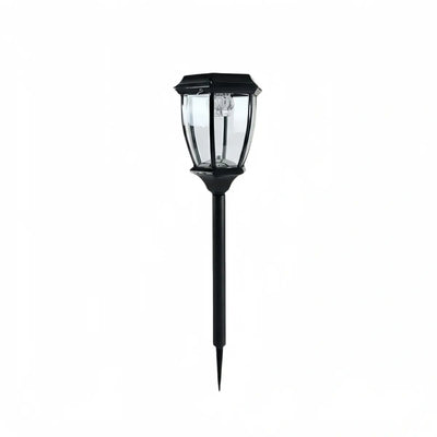 Outdoor Pathway Lights - Black Metal