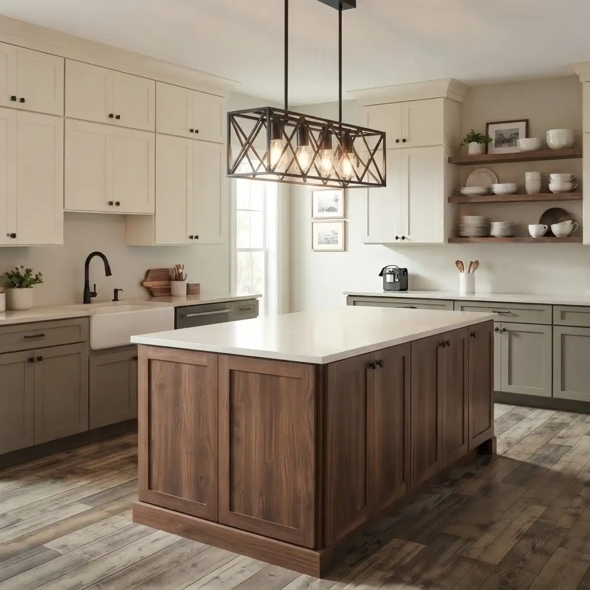 HL007Irondale Industrial Pendant Light -- Metal for Kitchen