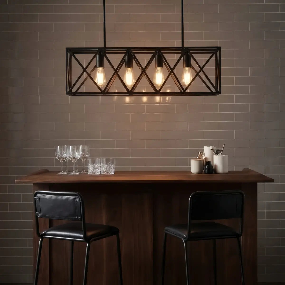 HL007Irondale Industrial Pendant Light -- Metal for Bar