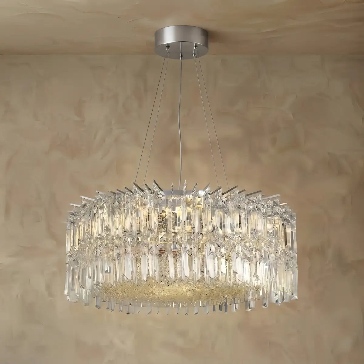 Excelis Crystal Chandelier --Clear for Living Room