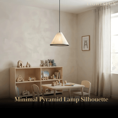 Zenno Wabi-sabi Paper Pendant Light — Metal Frame for Bedroom