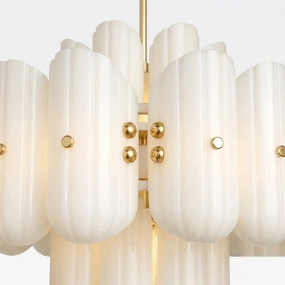 Velora Modern Chandelier - ABS with Built-in LED - Off-white 